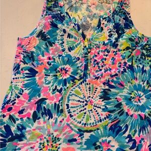Lilly Pulitzer Multicolor Floral Tank Top